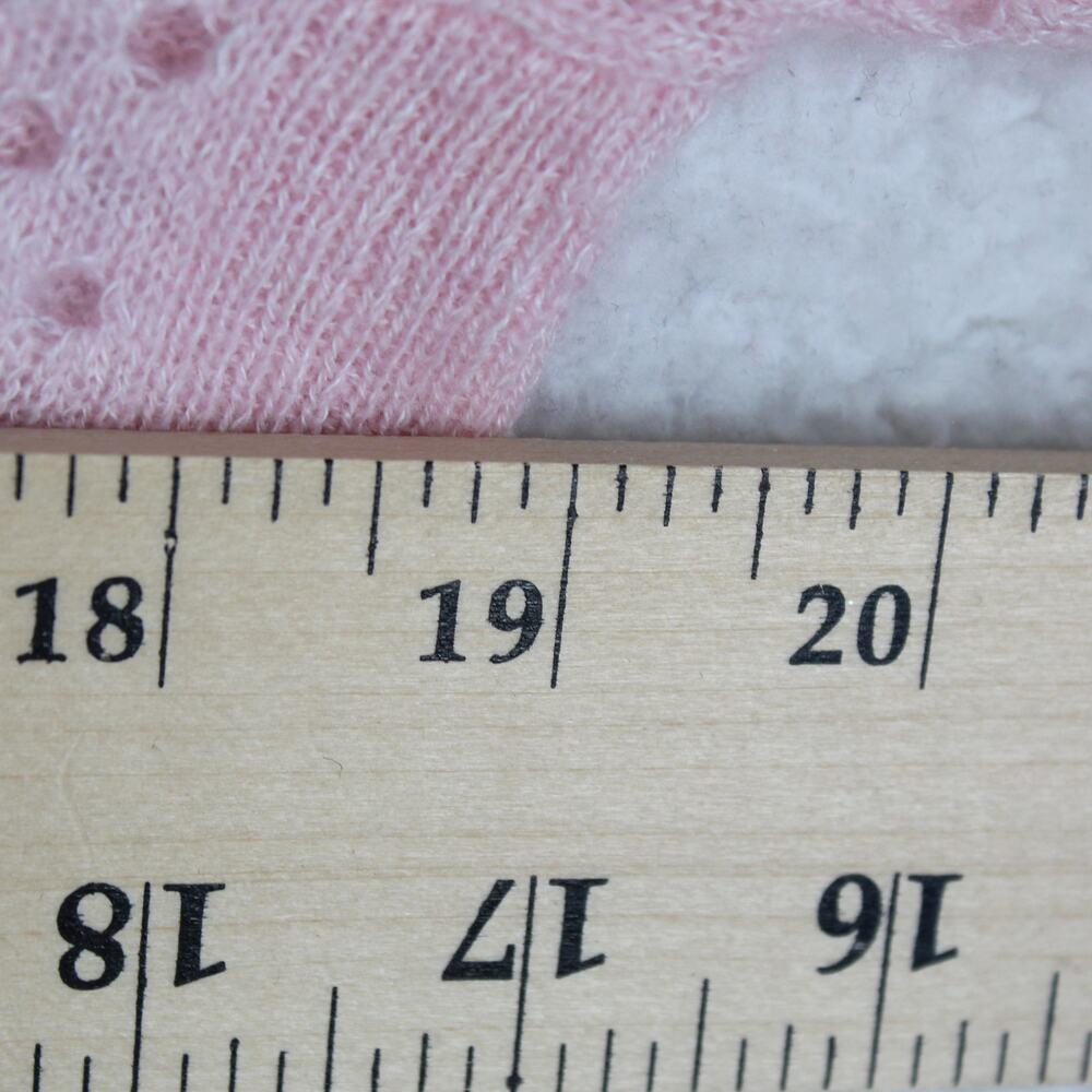 J McLaughlin Sweater Womens XS Cashmere Linen Pink Open Knit Lightweight - Picture 4 of 7